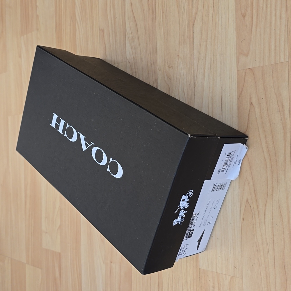 Coach Black Storage Shoes Empty Box Gift Box 6 1/4"×12"